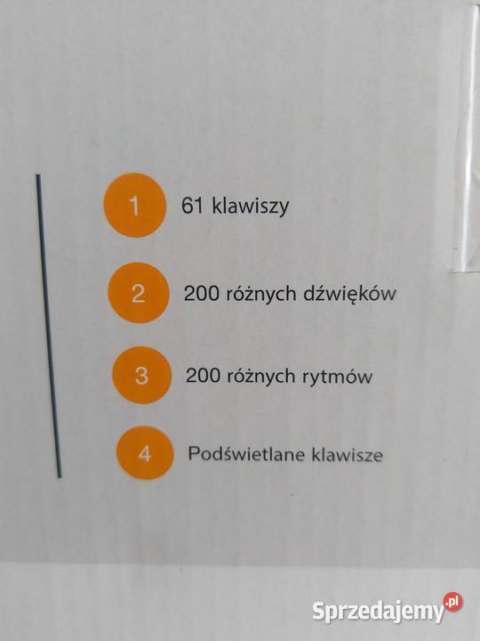 NAJTANIEJ Keyboard Klawiszowy 61el Syntezator śląskie Zabrze