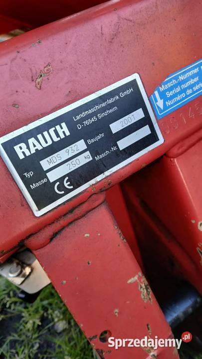 Rozsiewacz Rau Kuhn Mds 932 Wysokie