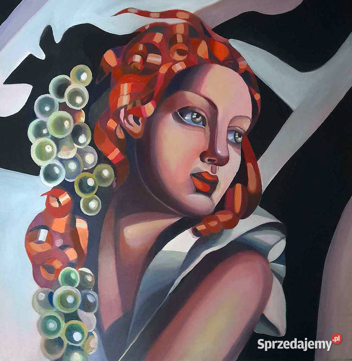 Tamara Łempicka Kobieta z winogronami obraz Warszawa