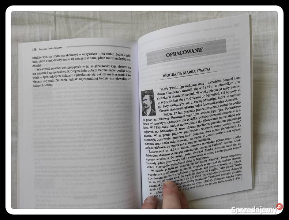 Mark Twain Przygody Tomka Sawyera lektura z ISBN 9788375171464 mazowieckie sprzedam