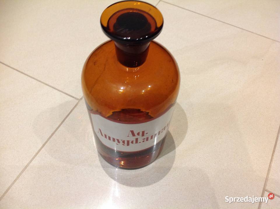 Stara Butelka Apteczna Szkło Rwaniec Sygnowana Nowa Sól