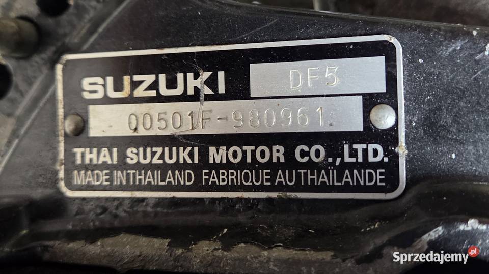 Silnik zaburtowy SUZUKI DF5 5 serwisie pierwszy Olesno