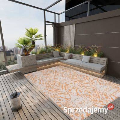 vidaXL Dywan zewnętrzny żółty 140 x 200 Warszawa