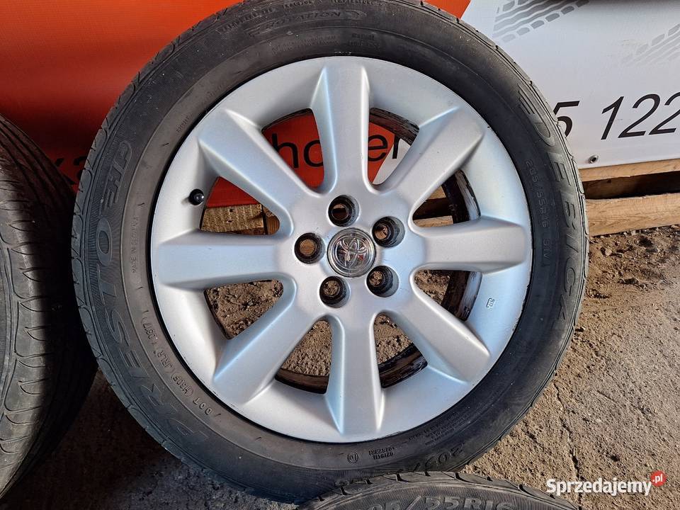 Alufelgi 5x100 16 ET45 TOYOTA Avensis Prius Toyota OE kujawsko-pomorskie Choceń