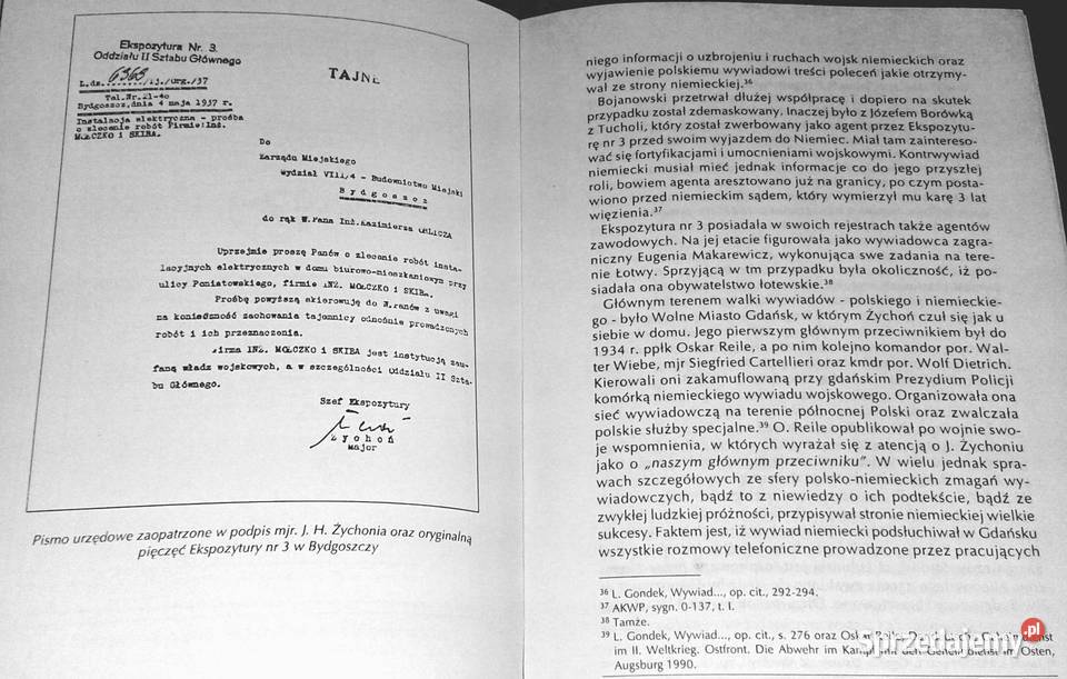 Major Żychoń i bydgoska ekspozytura wywiadu