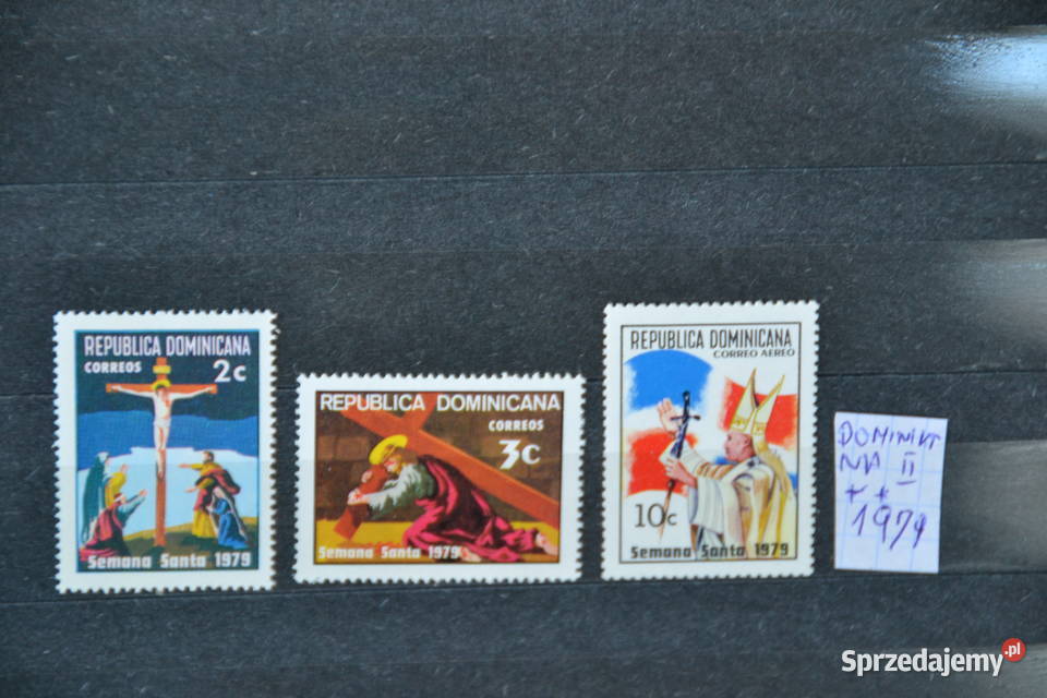 Znaczki Papież Jan Paweł II Dominikana II Ks Sobótka