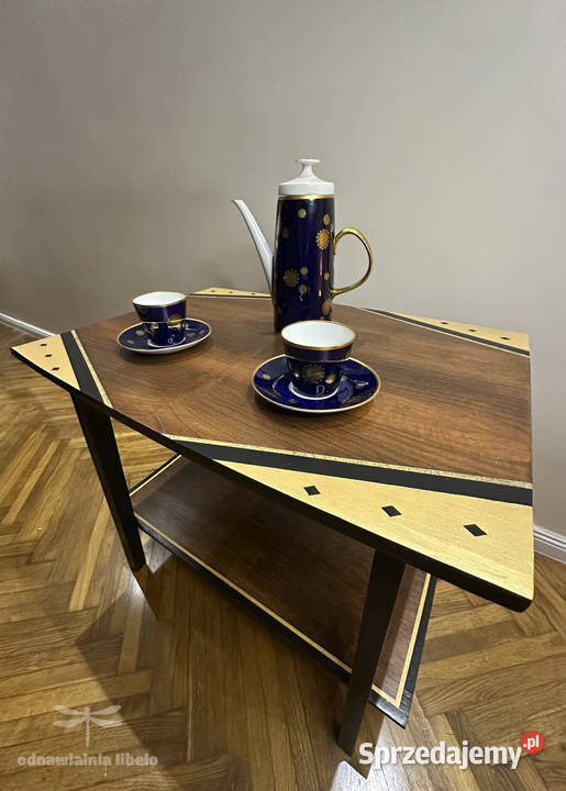 Odnowiony stolik kawowy PRL Bielsko-Biała