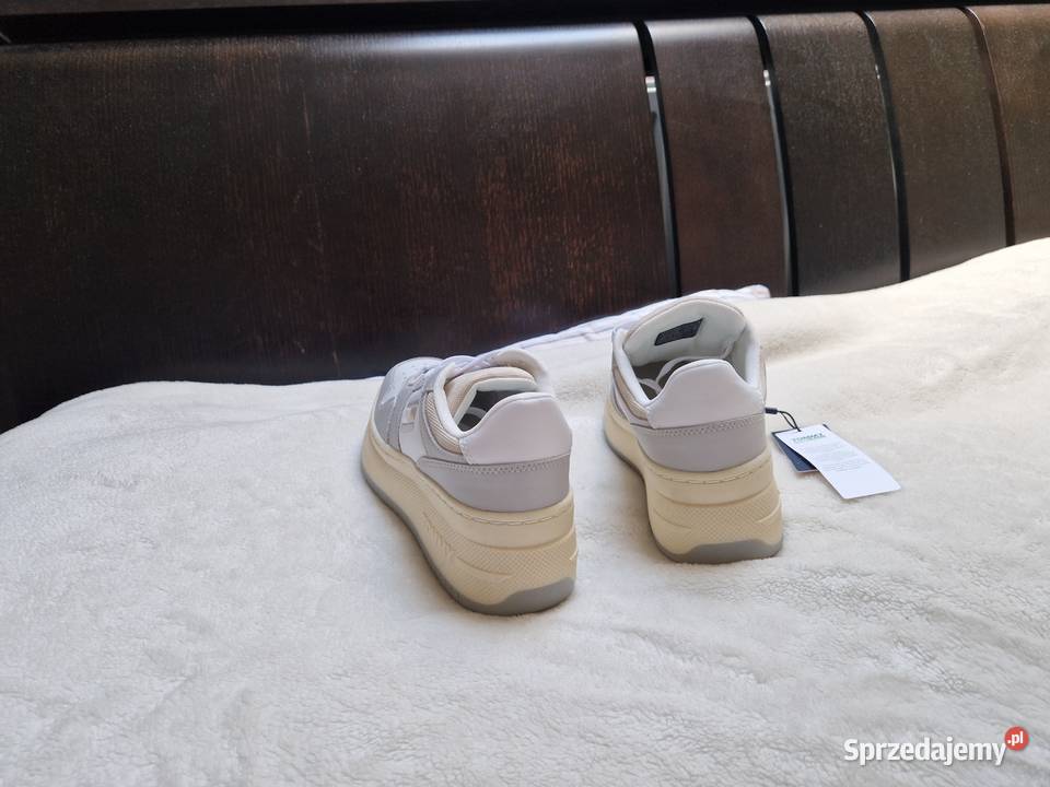 Nowe skórzane damskie buty sportowe na Bibice