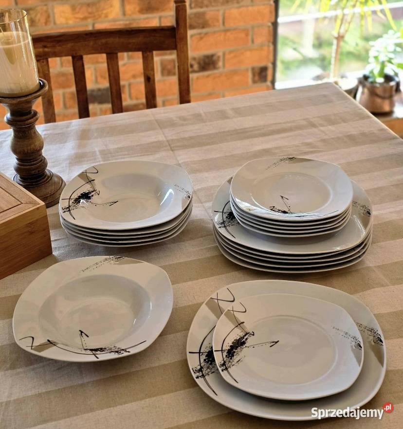 159 Zestaw 18 sztuk talerzy ślaczki śląskie sprzedam