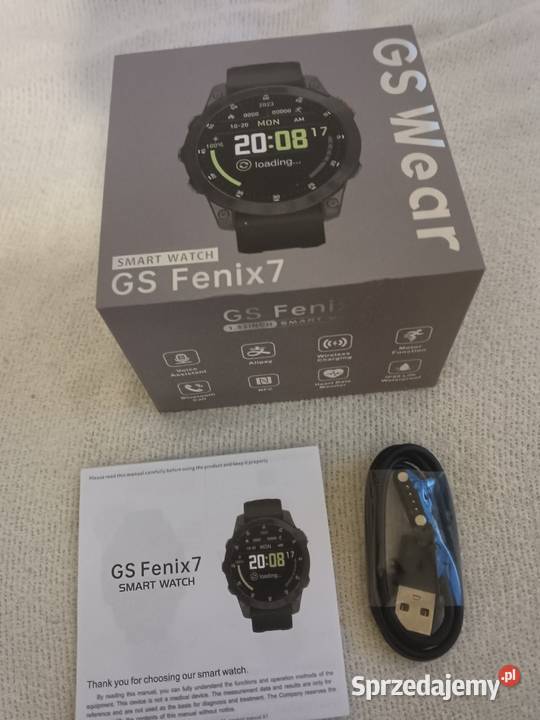 Smartwatch GS Fenix 7 15 cala ekran HD