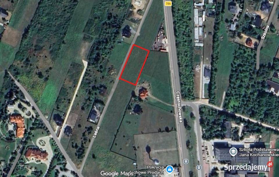 Działka budowlana z warunkami zabudowy Piekoszów