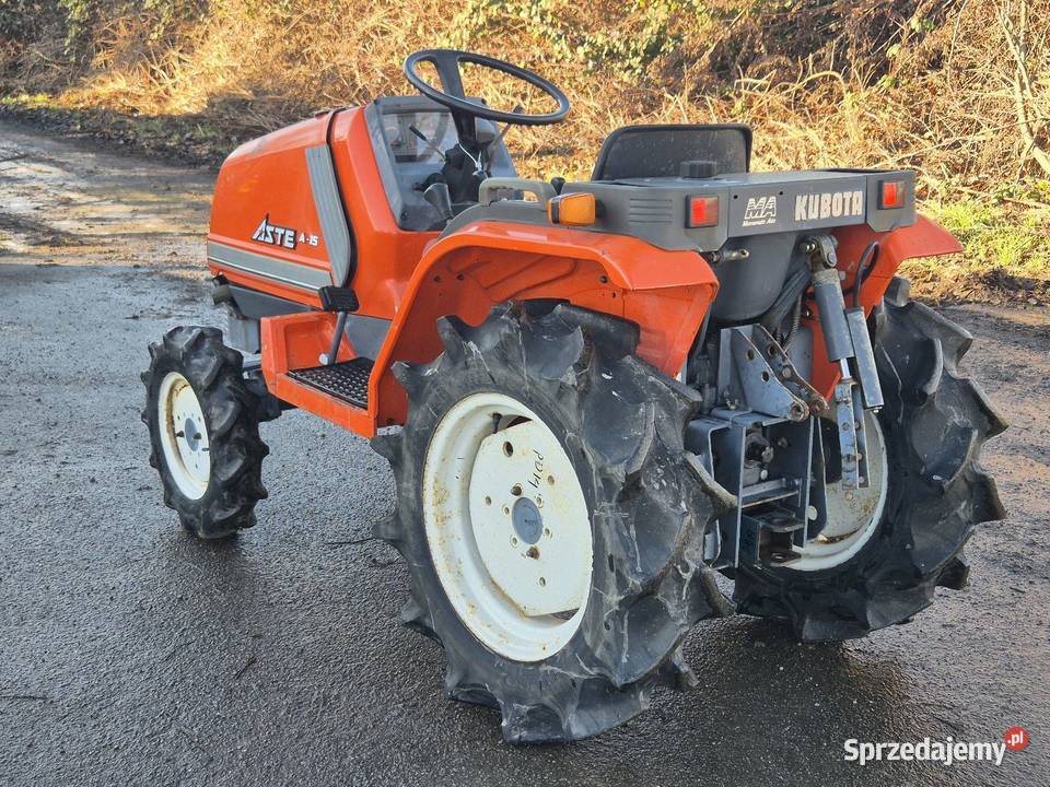 Traktorek traktor KUBOTA ASTE A15D 15 44 Skrzynia biegów Manualna Kubota Małuszyn
