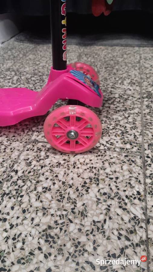 Hulajnoga trójkołowa ze świecącymi kółkami LED 2 Dębica sprzedam