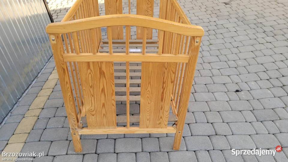 Łóżeczko dziecka z szufladą i kołyską podkarpackie Bierówka