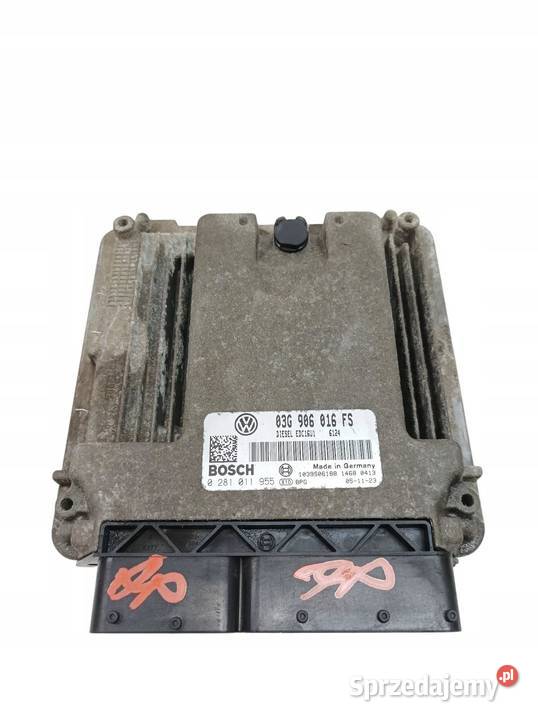 STEROWNIK SILNIKA 03G906016FS 0281011955 20 D 90 Rok produkcji 2005 świętokrzyskie