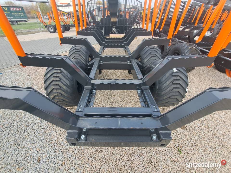 Przyczepa leśna BMF 12 Ton Żuraw 750 Wałek WOM sprzedam