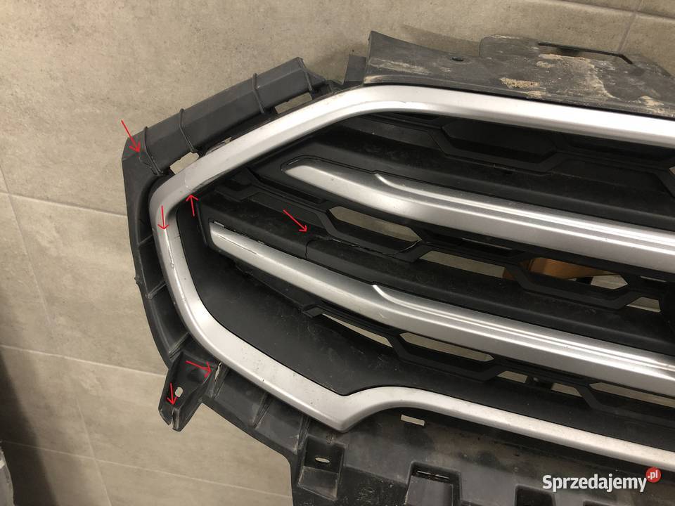 Grill Atrapa Ford Ecosport II LIFT Znaczek Chrom zderzaki Części samochodowe Konin
