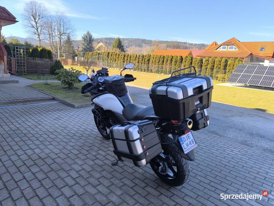 Suzuki VSTROM DL 650 L2 ABS Kufry Grzane Manetki dolnośląskie Jelenia Góra