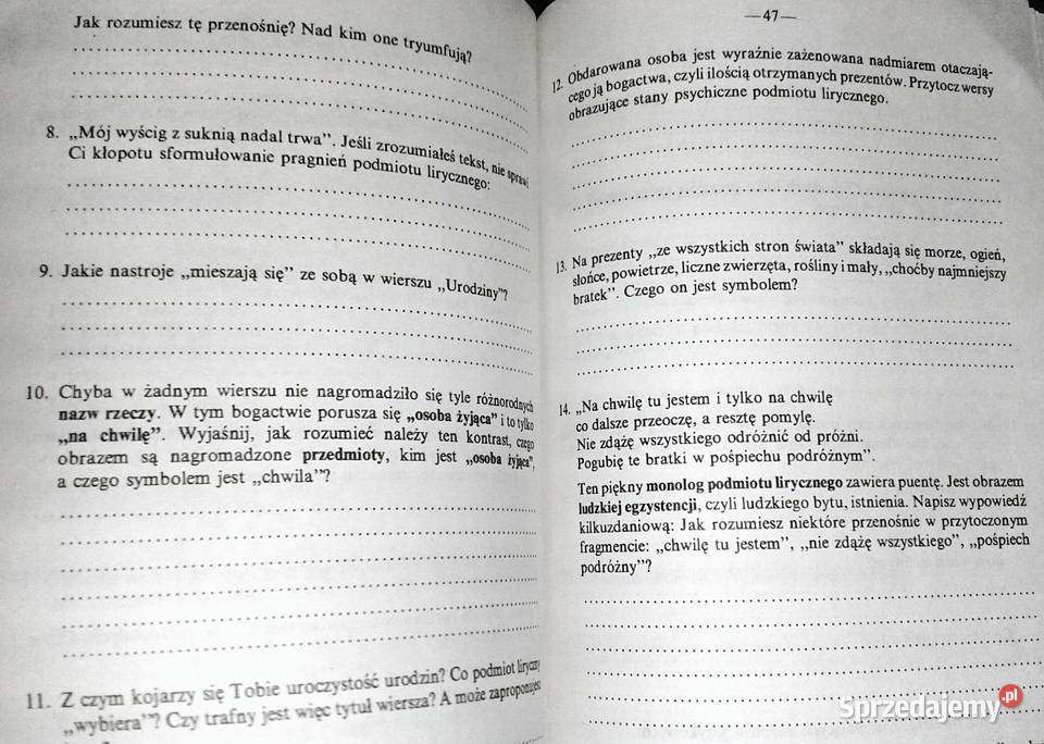 Język polski Zeszyt ćwiczeń kl 8 cz 2 Elżbieta Chełm