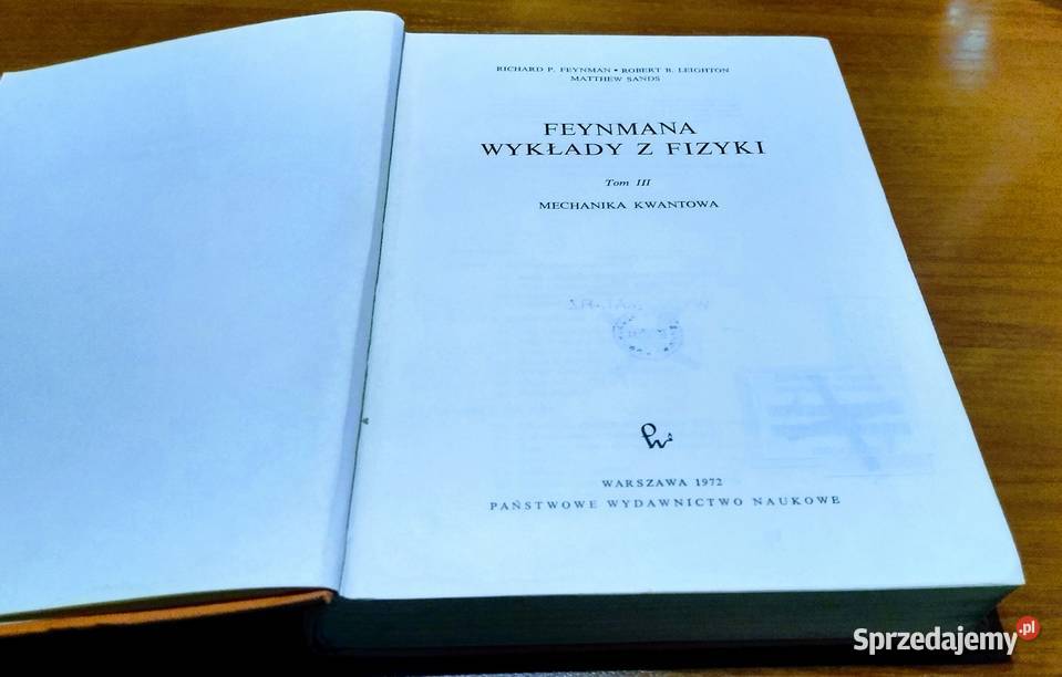 Feynmana wykłady z fizyki T 3 Mechanika kwantowa Gdańsk