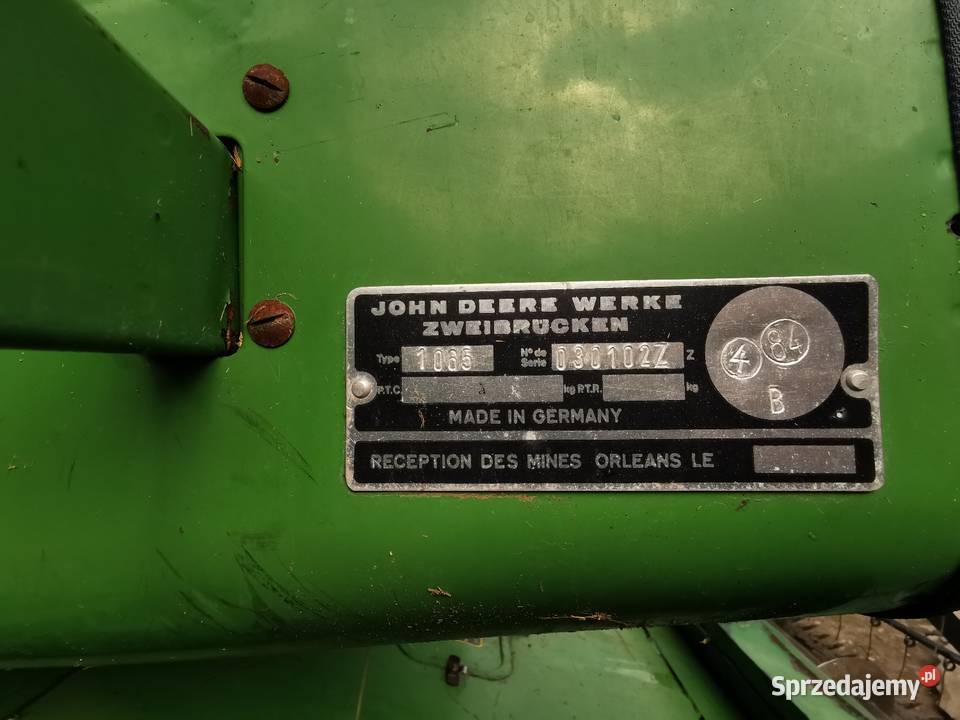 Kombajn John Deere 1065 świętokrzyskie Miławczyce