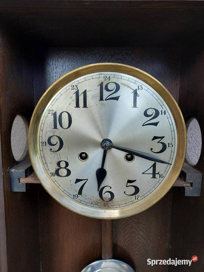 Stary zegar ścienny Mauthe przedwojenny ładny Tczew sprzedam