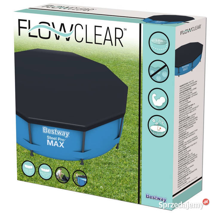 Bestway Pokrywa na basen Flowclear 305 WM92071 Ogród Warszawa