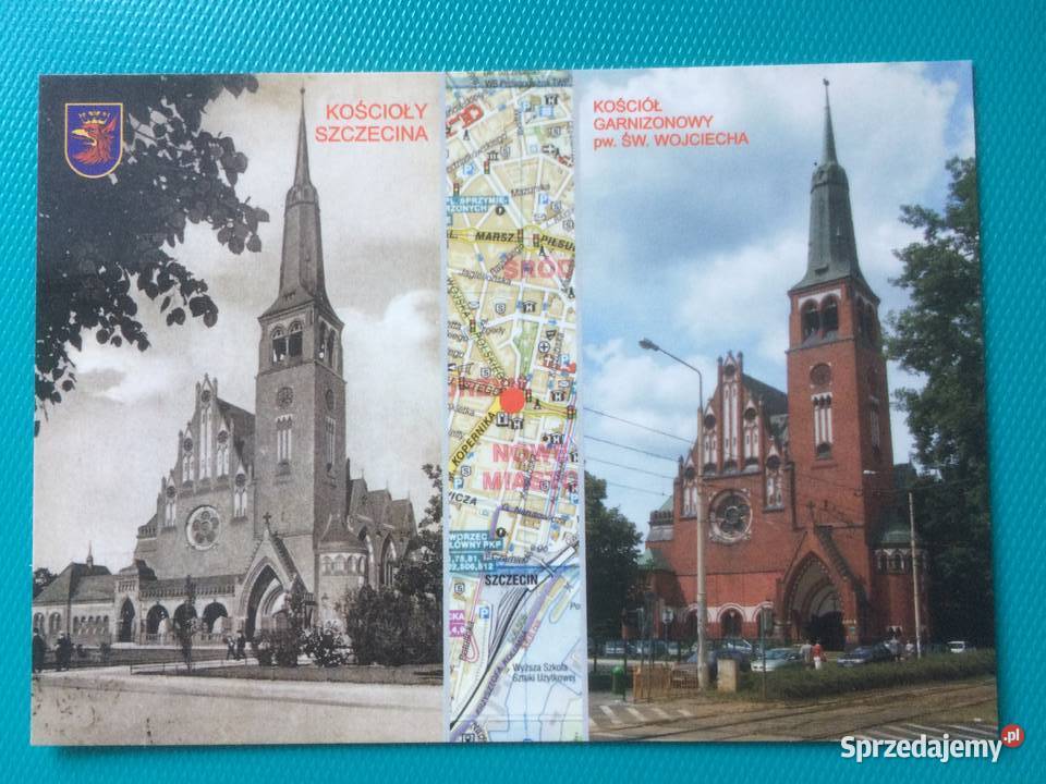 917 Kościoły Szczecina Widok Z Lat 1918 I 2005 Szczecin