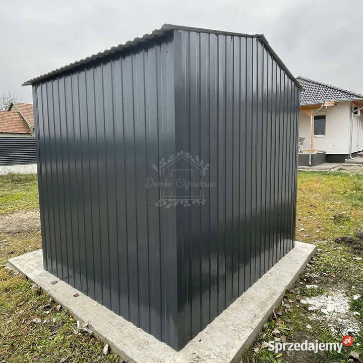 Schowek domek ogrodowy 25x2m drzwi okno antracyt Pabianice sprzedam