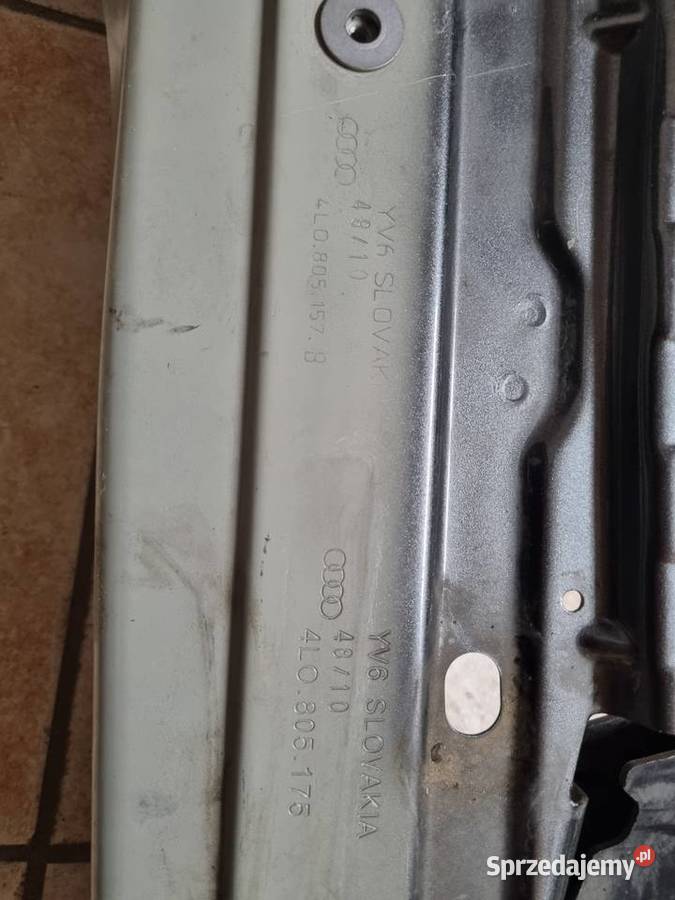 Wspornik błotnika Audi Q7 4LO805157A 4LO805175A Karoseria Motoryzacja Mielec sprzedam