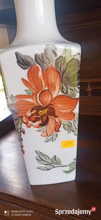 Wazon Kaiser W Germany Ręcznie malowany dekor Gdańsk
