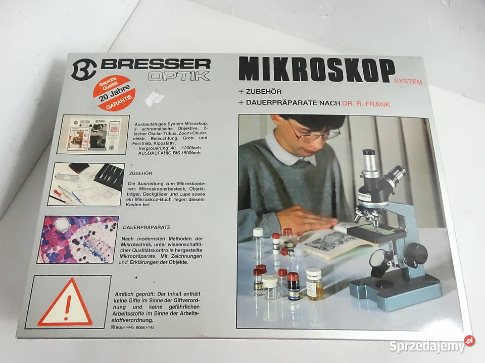 Mikroskop Bresser Optik System Zestaw retro w Biłgoraj