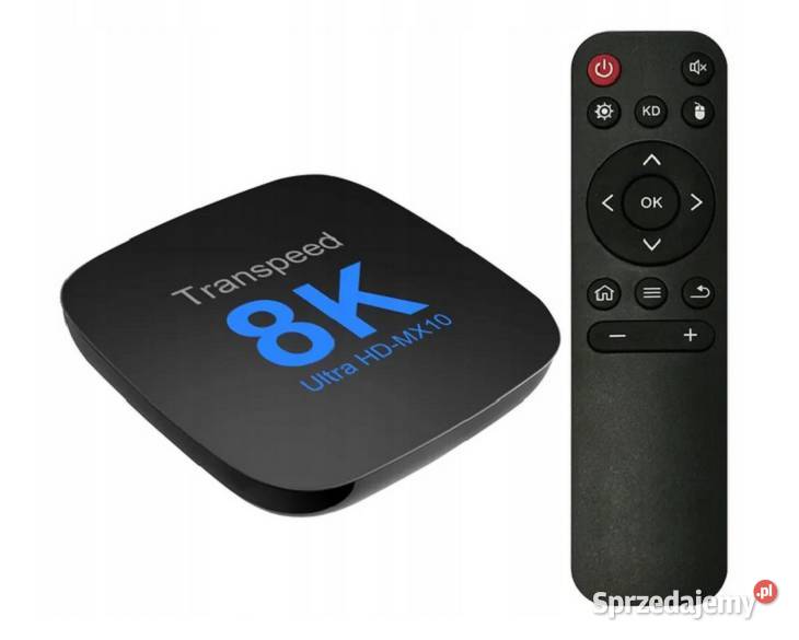 Transpeed 8K Ultra HD MX10 Android TV SmartBox Bytom