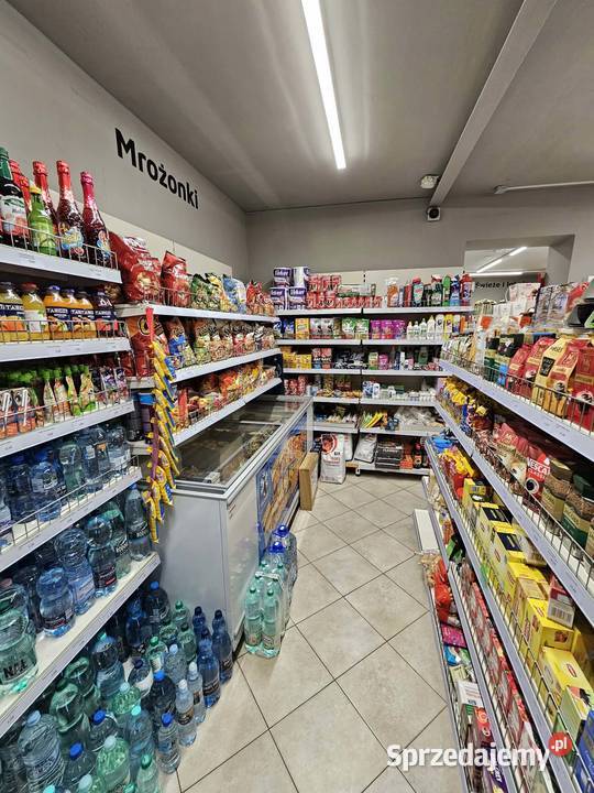 Funkcjonujący sklep spożywczy z wyposażeniem i sprzedam