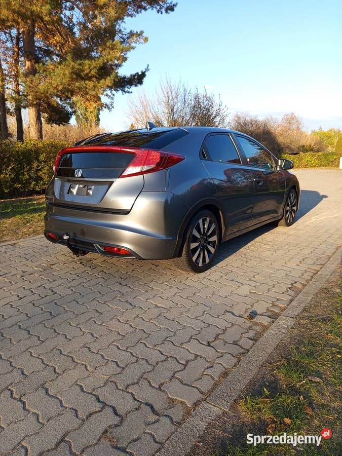 Honda Civic 2014r w wersji SPORT 18 benz 142 światła do jazdy dziennej Puławy