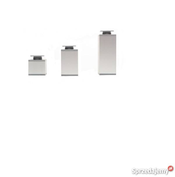 NÓŻKA NOGA STOPKA MEBLOWA ALUMINIOWA KWADRA H6 Radomsko