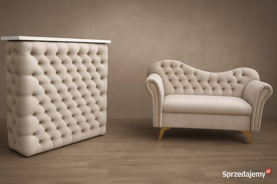 Sofa Glamour do salonu fryzjerskiego wielkopolskie Kępno