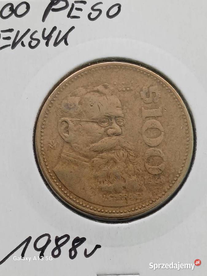 100 Pesos Meksyk 1988 r Konin