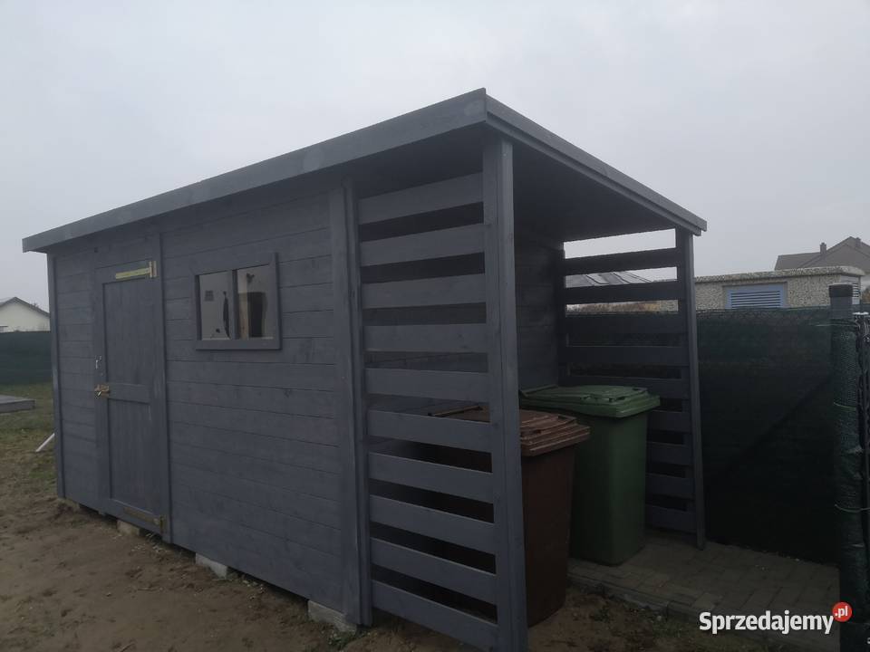 Domek narzędziowy ogrodowy drewutnia wiata garaż Kawnice