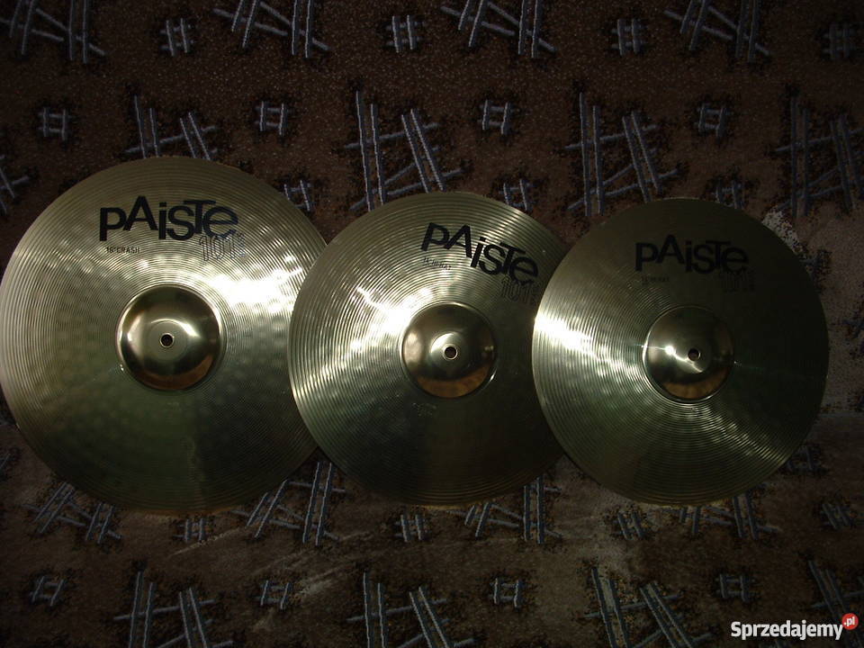 Nowe 3 czynele PAISTE 101 Białogard