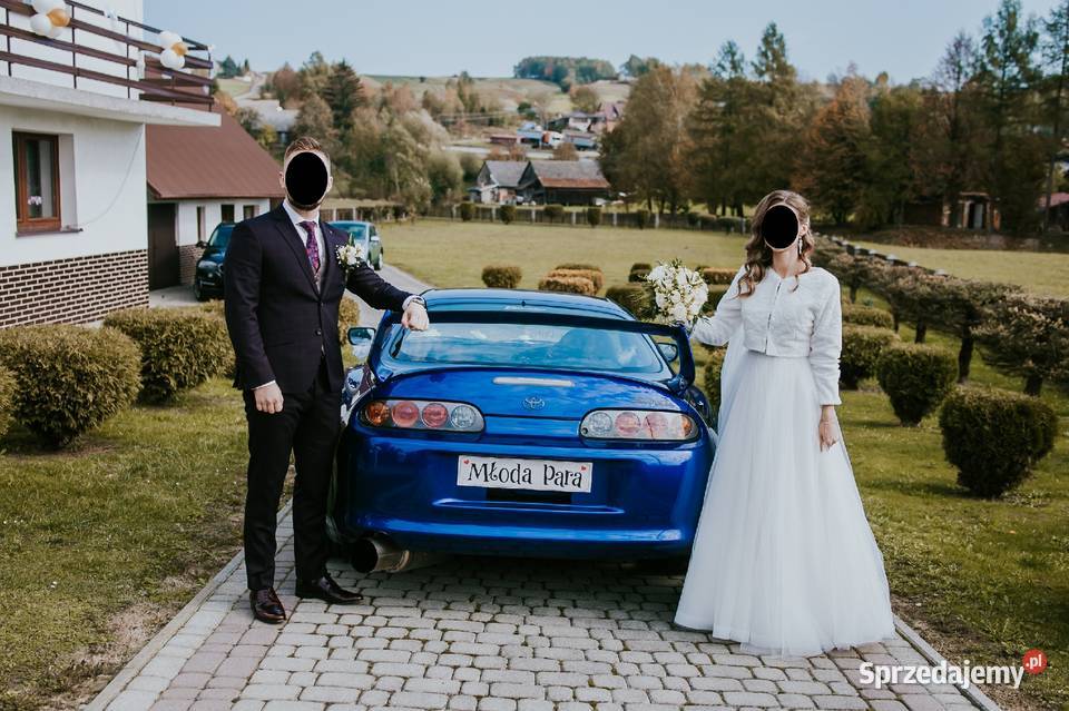 Toyota Supra do ślubu Wynajem samochodu do ślubu podkarpackie Boreczek