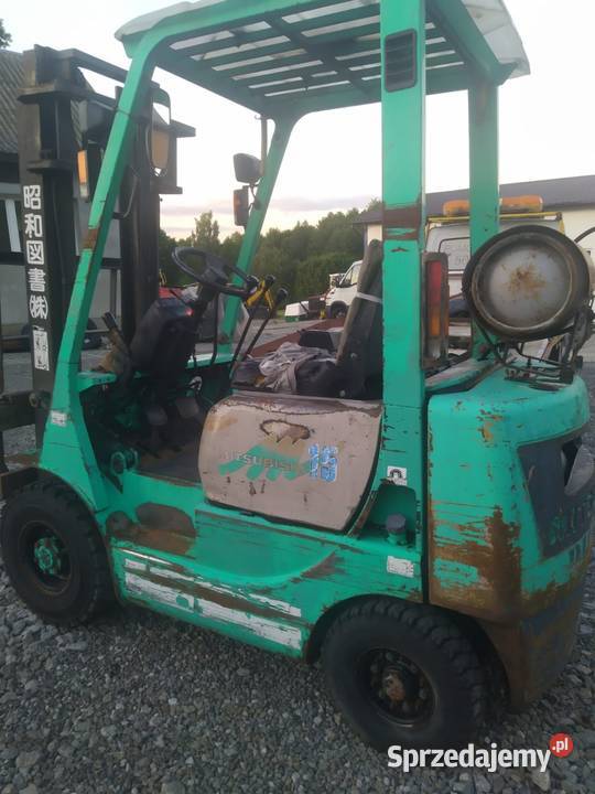 Wózek widłowy Mitsubishi fg15 toyota Linde Mitsubishi Wózki widłowe Łagów