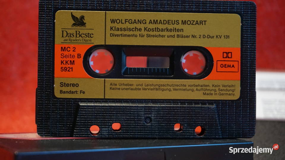 Wolfgang Amadeus Mozart na kasetach Melomana Stargard