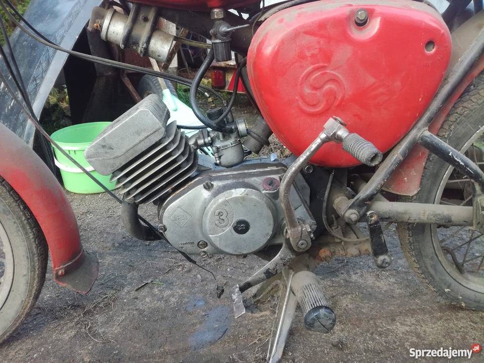 Silnik Simson 3 biegowy na chodzie