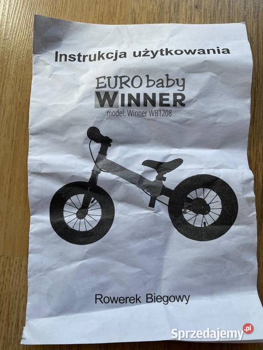 Rowerek biegowytradycyjny WB1208 2w1 lubelskie Lublin