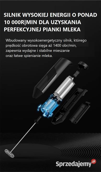 SPIENIACZ DO MLEKA elektryczny elegancki do kawy mazowieckie Zielonka