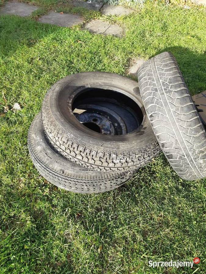 Opony 613 trabant felgi nowa Ciężarki do felg Tomice