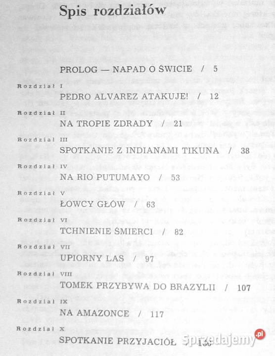 Tomek u źródeł Amazonki Alfred Szklarski lubelskie Chełm