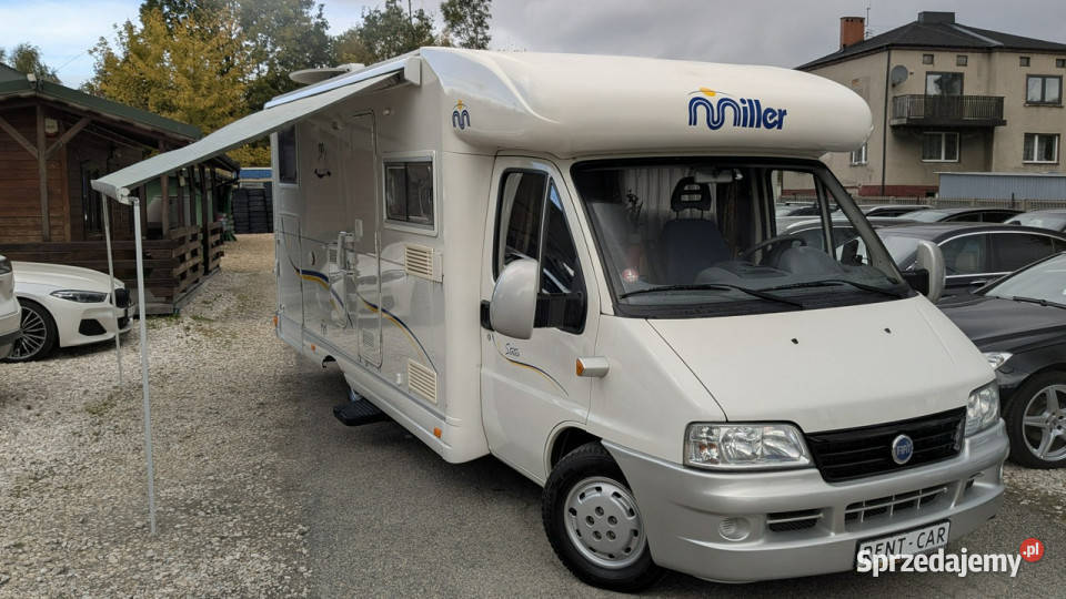 Fiat Ducato Kamper Mobilvetta Miller 28 JTD serwisowany w ASO śląskie Częstochowa