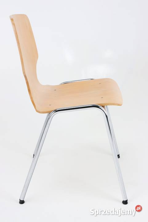 Krzesło drewniane do poczekalni Leszno